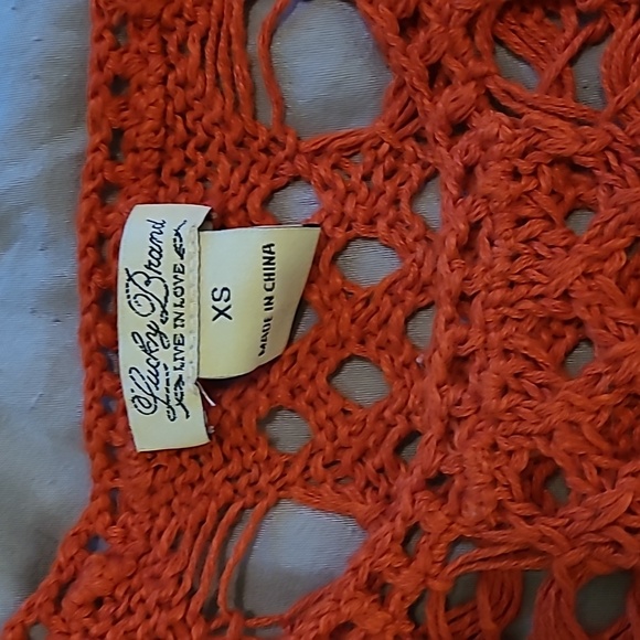 Lucky Brand - s.XS crochet sweater EUC - Picture 6 of 7